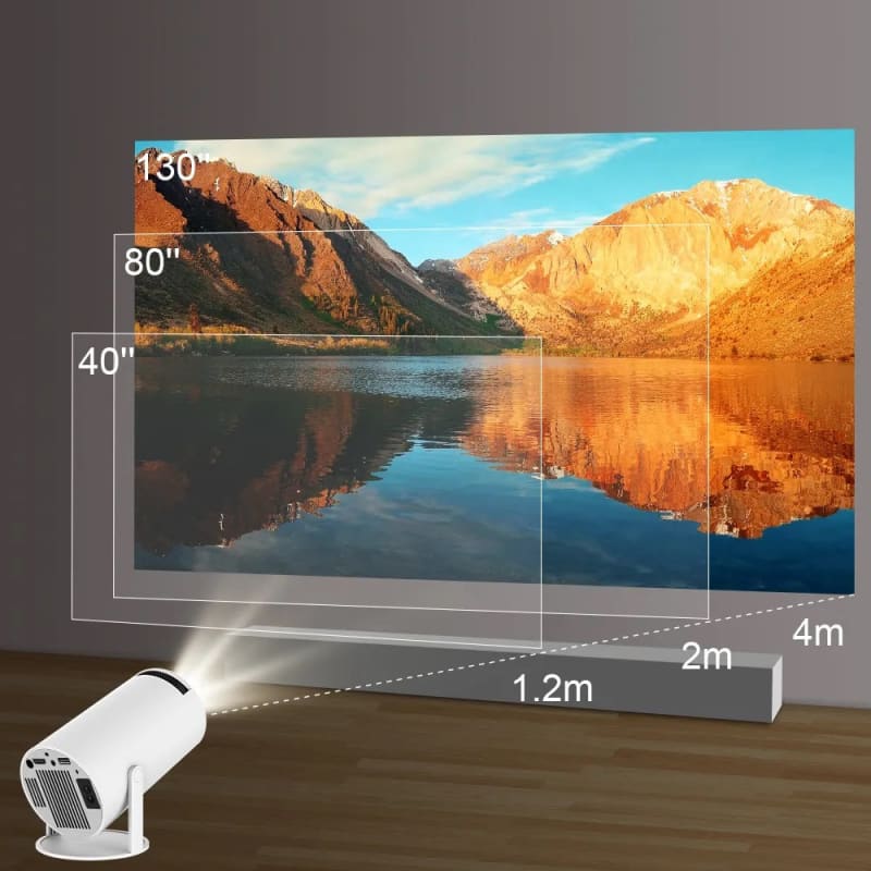 Mini Vidéoprojecteur Portable 4k Orientable à 180° | Lilikdo