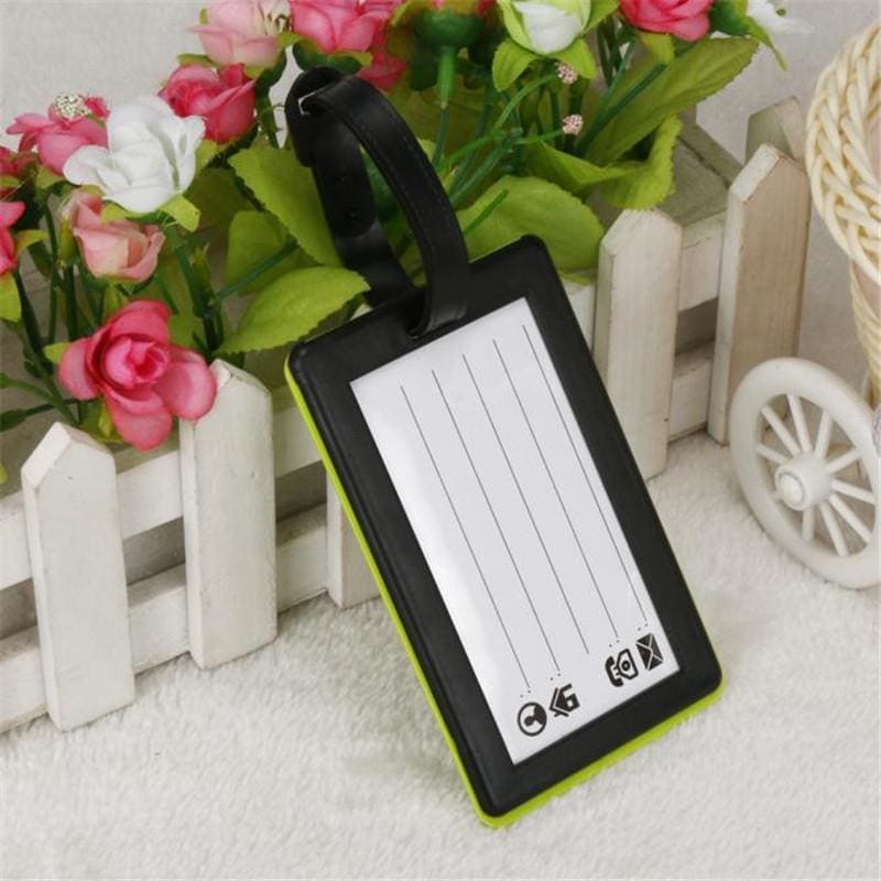 Étiquette de Bagage Funny Message en Gel Silice | Lilikdo