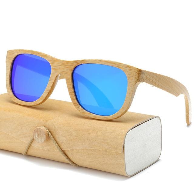 Lunettes De Soleil En Bambou Avec Verres Polarisés C25