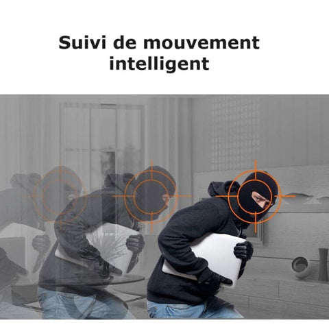 Caméra De Surveillance Ip Wifi Full Hd Intérieure Rotative