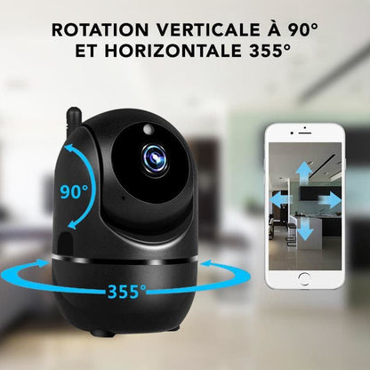 Caméra de Surveillance Ip Wifi Full Hd Intérieure Rotative