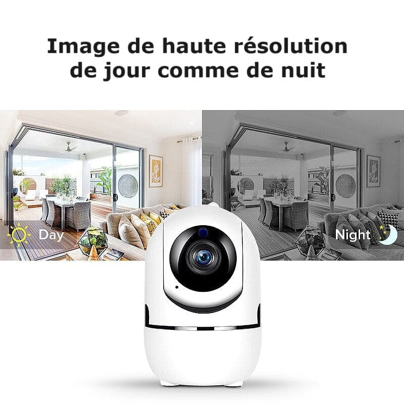 Caméra de Surveillance Ip Wifi Full Hd Intérieure Rotative