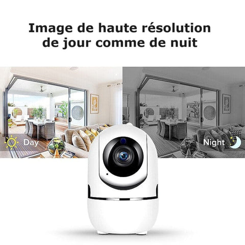 Caméra De Surveillance Ip Wifi Full Hd Intérieure Rotative