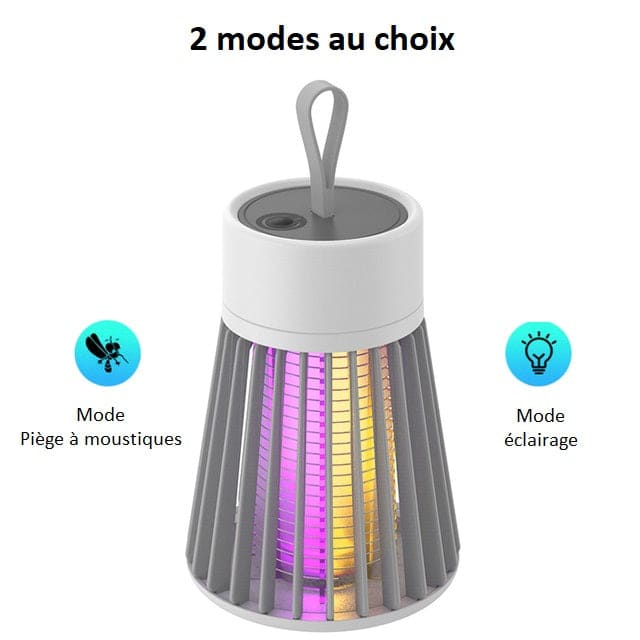 Lampe Anti-Moustique Photocatalytique UV Rechargeable USB