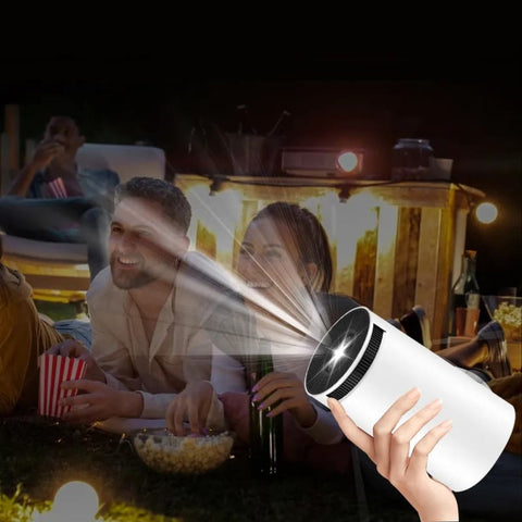Mini proyector de vídeo portátil 4k ajustable 180°