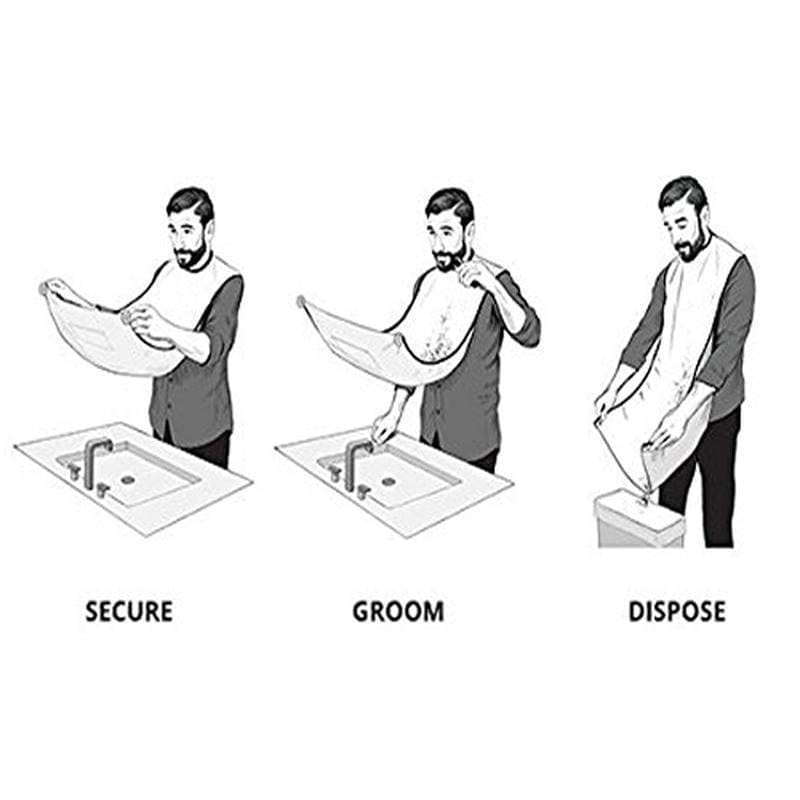 Tablier Récupérateur de Poils Barbe | Lilikdo
