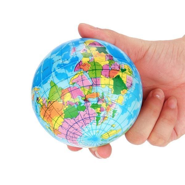 1pc Globe Stress Balls 1 Douzaine de balles en mousse de la Terre avec  carte du monde 6,35 cm World Stress Ball Earth Stress Relief pour la classe  /