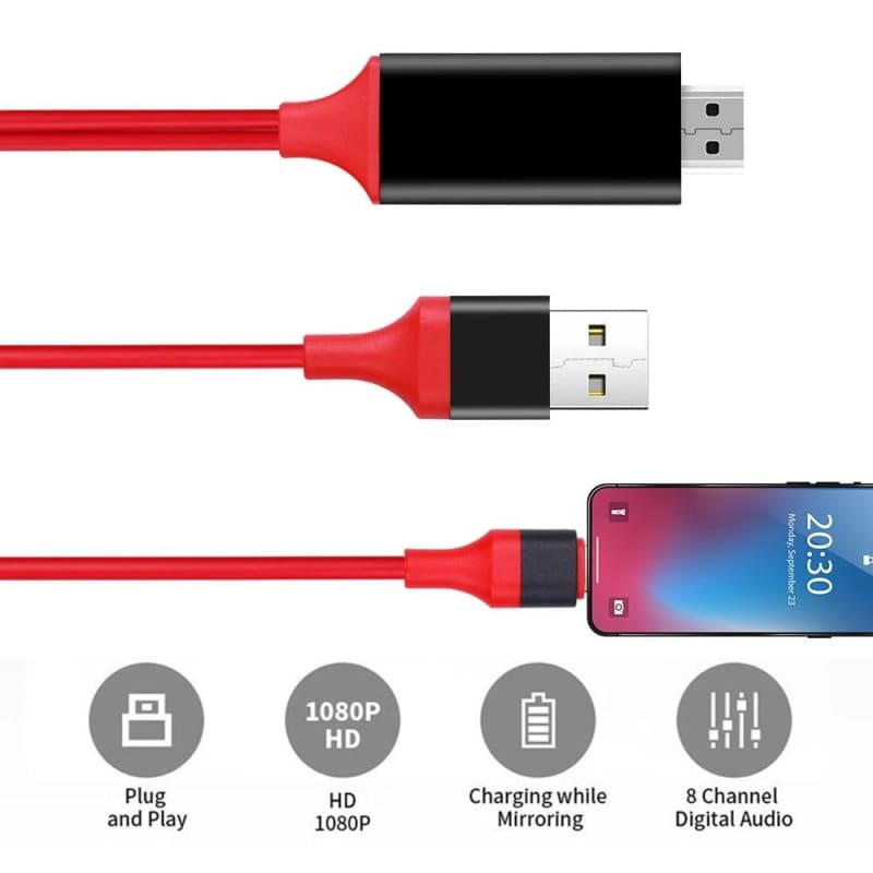 Câble Adaptateur Hdmi Haute Vitesse Pour Smartphones