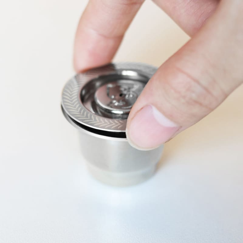 Capsule réutilisable Nespresso INISSIA, capsule rechargeable inox