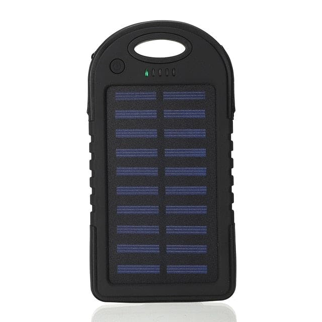 Chargeur Solaire Portable étanche 12000 Mah Avec 2 Ports Usb