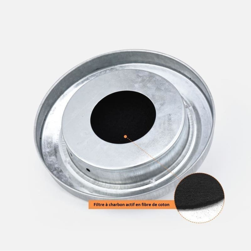Composteur de Cuisine 3l avec Filtre à Charbon Actif