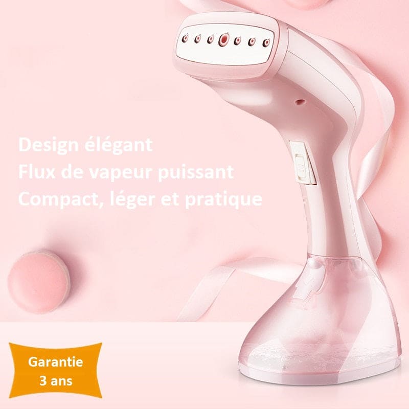 Défroisseur Vertical Vapeur à Main Portable 1500w Rose |