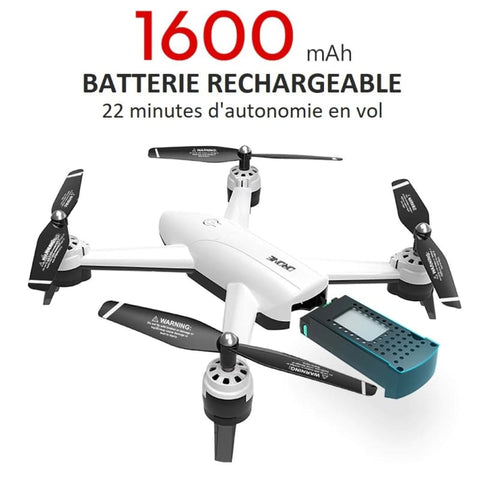 Drone avec Double Caméra 4k Ultrahd Grand Angle Wifi Fpv à