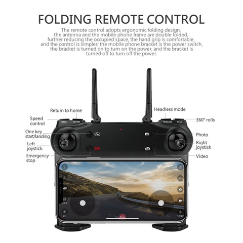 Drone with Double Camera 4k Ultrahd Wide Angle Wifi Fpv at