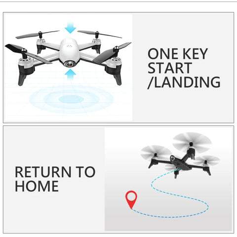 Drone avec Double Caméra 4k Ultrahd Grand Angle Wifi Fpv à