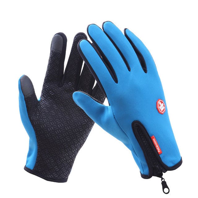 Gants Homme / Femme Compatible écran Tactile Bleu