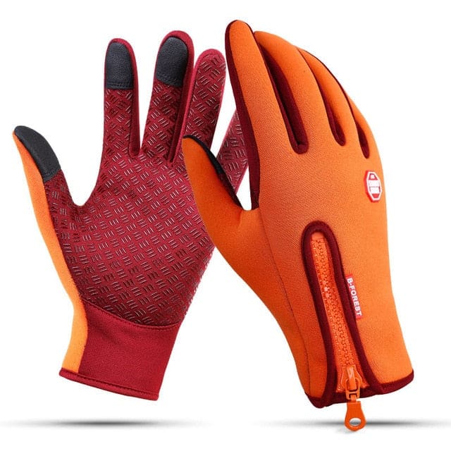 Gants Homme / Femme Compatible écran Tactile Orange / s |