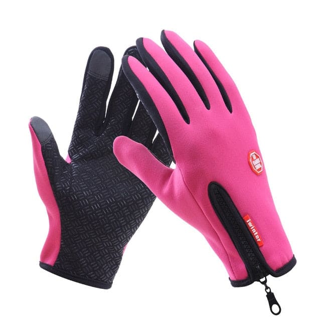 Gants Homme / Femme Compatible écran Tactile Rose / s