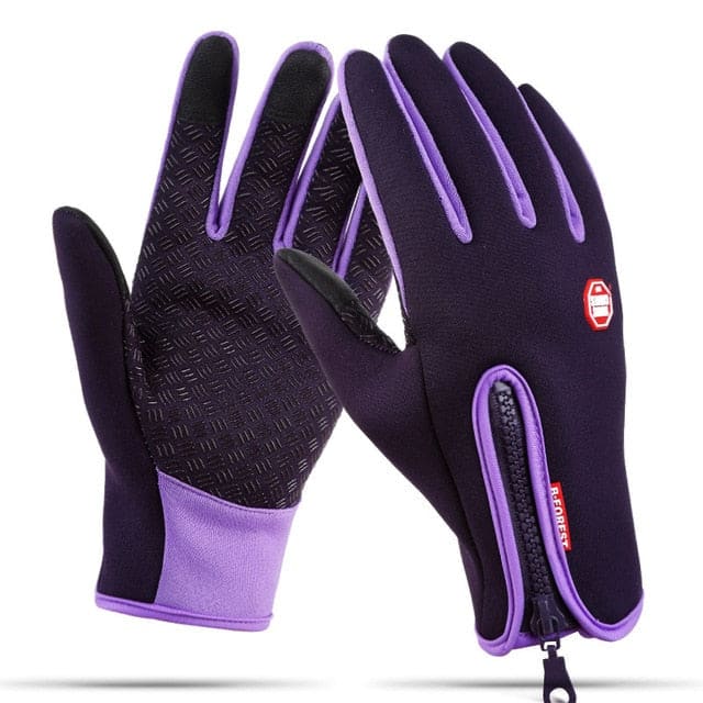 Gants Homme / Femme Compatible écran Tactile Violet / s |