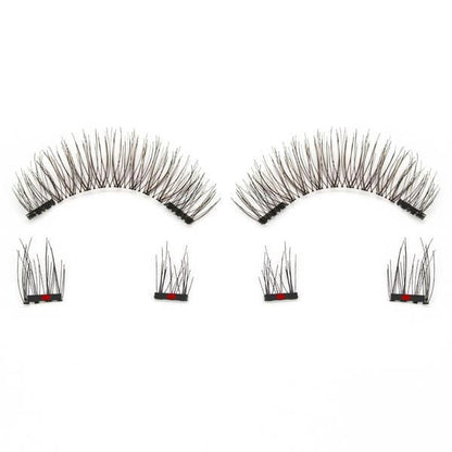 Kit de Faux-cils Magnétiques 3d/6d Noir Réutilisable à