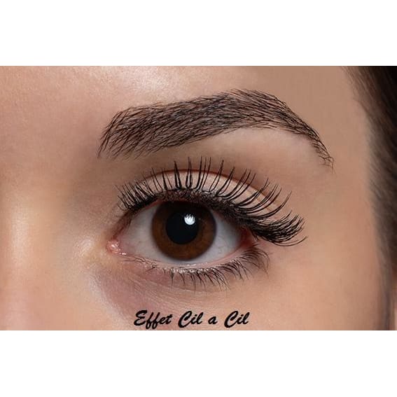 Kit de Faux-cils Magnétiques 3d/6d Noir Réutilisable à