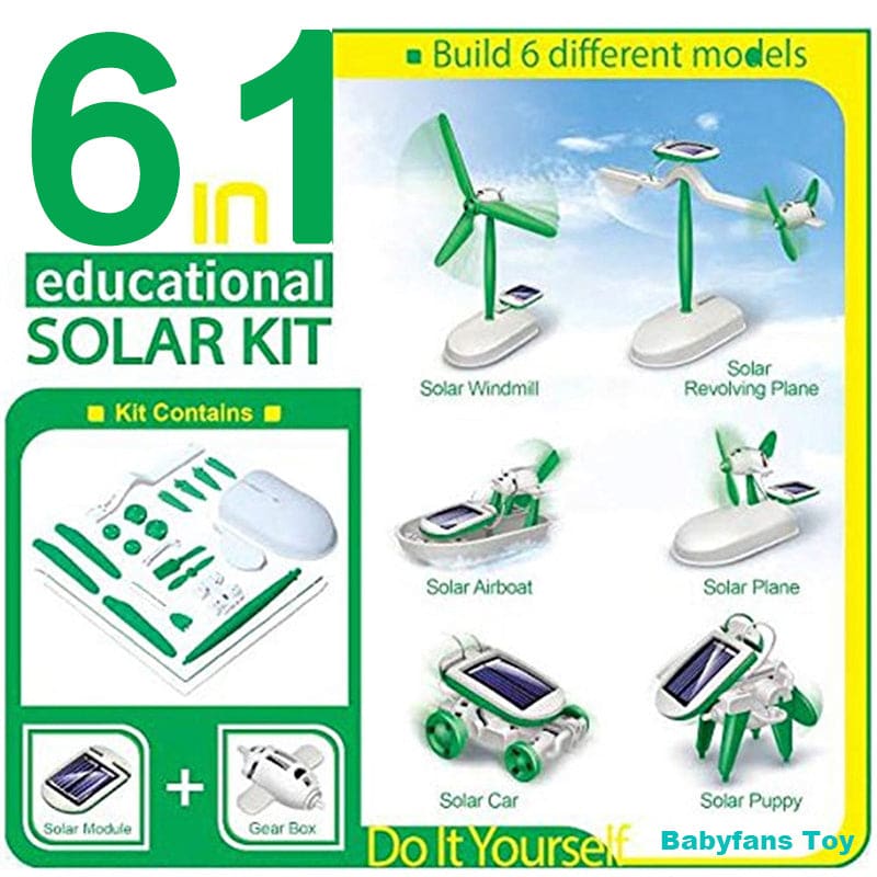 Kit Solaire éducatif 6 en 1 | Lilikdo