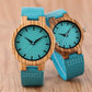 Lagon Montre à Quartz En Bois Casual Pour Homme / Femme |