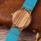Lagon Montre à Quartz En Bois Casual Pour Homme / Femme |