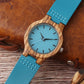 Lagon Montre à Quartz En Bois Casual Pour Homme / Femme |