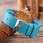 Lagon Montre à Quartz En Bois Casual Pour Homme / Femme |
