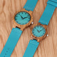 Lagon Montre à Quartz En Bois Casual Pour Homme / Femme |