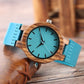 Lagon Montre à Quartz En Bois Casual Pour Homme / Femme |