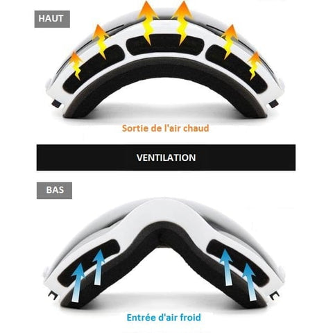 Gafas Esquí y Snowboard Otg Hombre con Pantalla Fotocromática