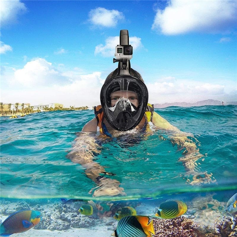 Plongée sous-marine Snorkeling Diving Set Masque et tubas Anti-buée Lunettes  Lunettes Plongée Natation Easy Breath Tube Set Snorkel Mask