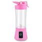 Mini Blender Mixeur Smoothie Portable Rechargeable Usb Rose