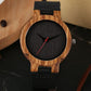 Montre à Quartz En Bois Vintage Pour Homme Ou Femme