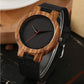 Montre à Quartz En Bois Vintage Pour Homme Ou Femme |