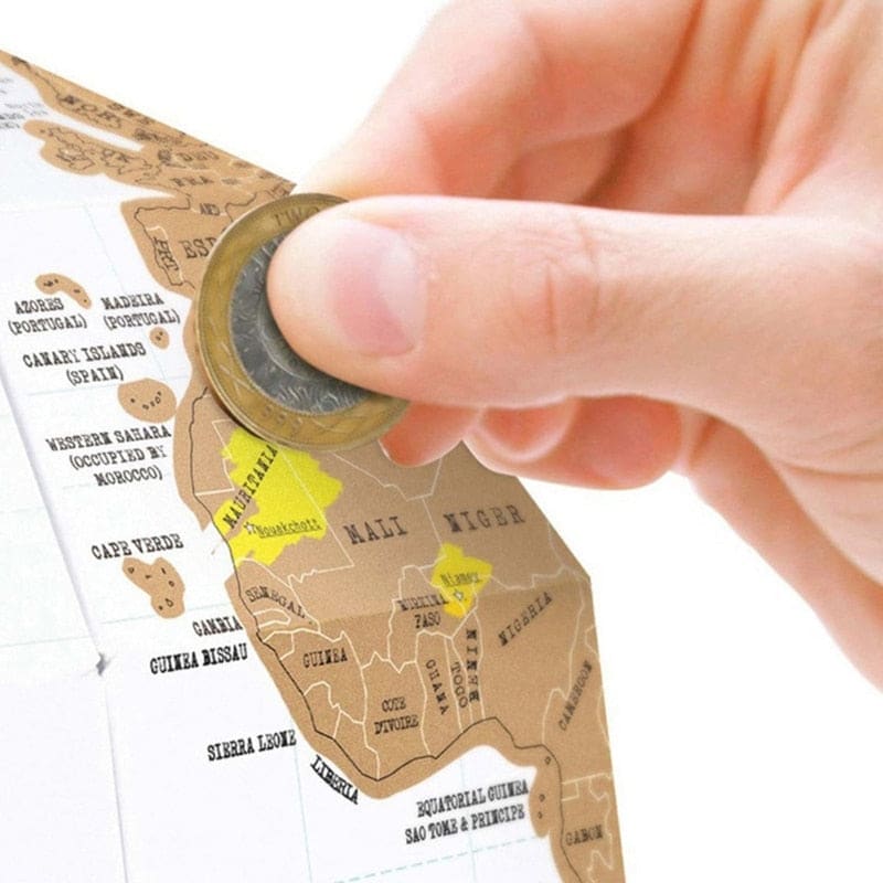 Scratch Globe - Globe Terrestre 3d à Gratter | Lilikdo