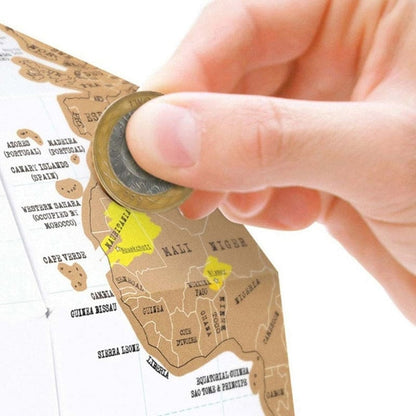 Scratch Globe - Globe Terrestre 3d à Gratter | Lilikdo