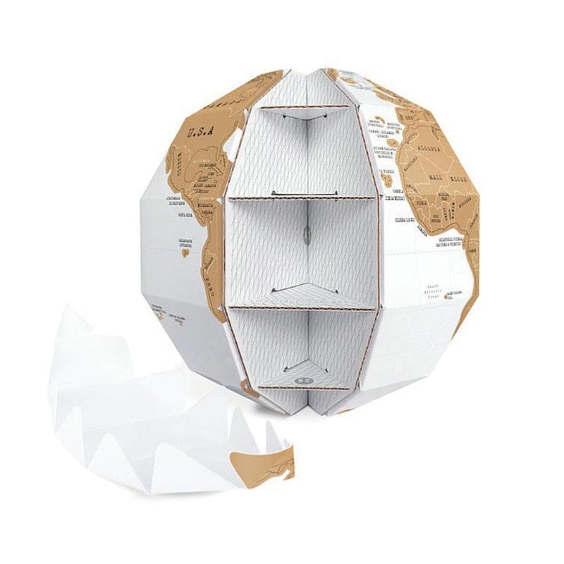 Scratch Globe - Globe Terrestre 3d à Gratter | Lilikdo
